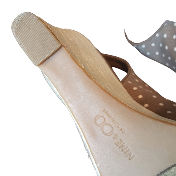 Nine & Co by Nine West Taupe/Cream Espadrilles - Picture 10 of 16